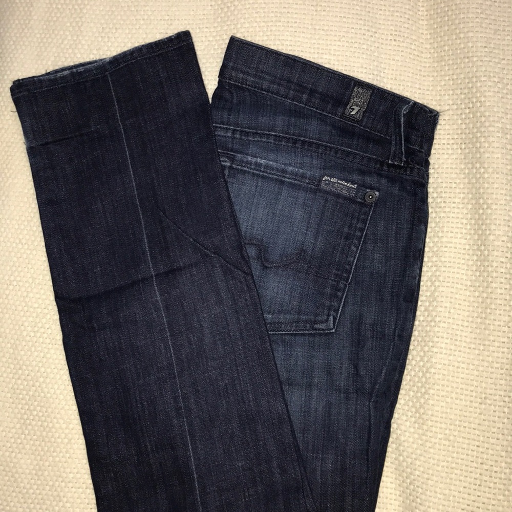 7 For All Man Kind straight leg jean